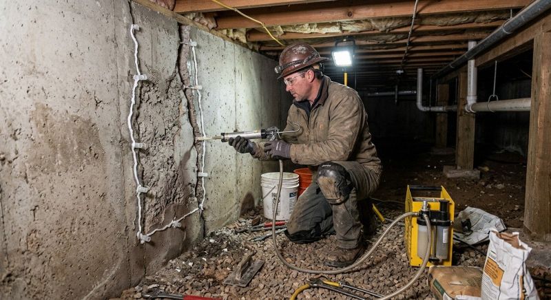 Basement Foundation Repair in Floyds Knobs, IN