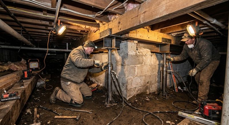 Basement Foundation Repair in Jefferson County, KY
