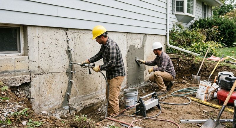 Basement Foundation Repair in Sellersburg, IN