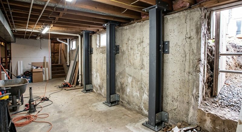Basement Stabilization in Corydon, IN