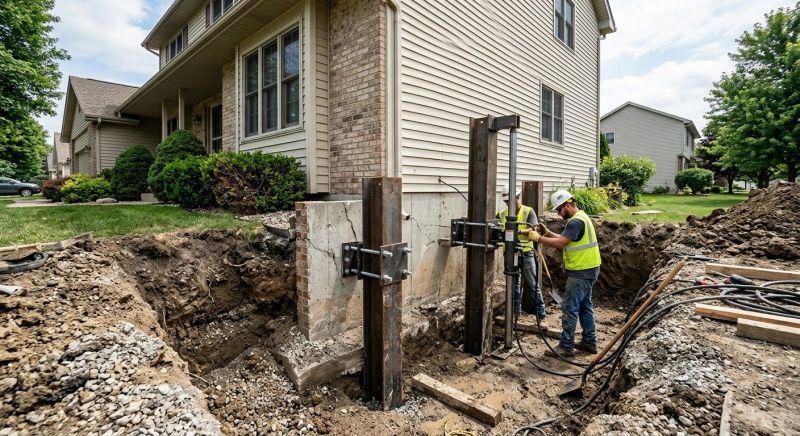 Basement Underpinning in Corydon, IN