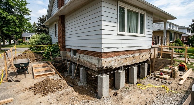 Basement Underpinning in Corydon, IN