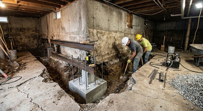 Basement Underpinning in Corydon, IN