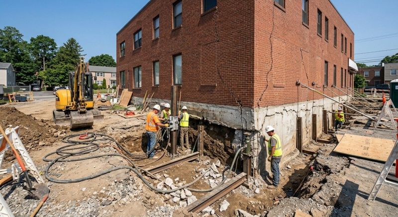 Building Foundation Repair in Borden, IN