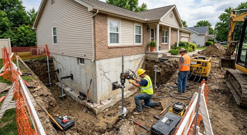 Building Foundation Repair in Clarksville, IN