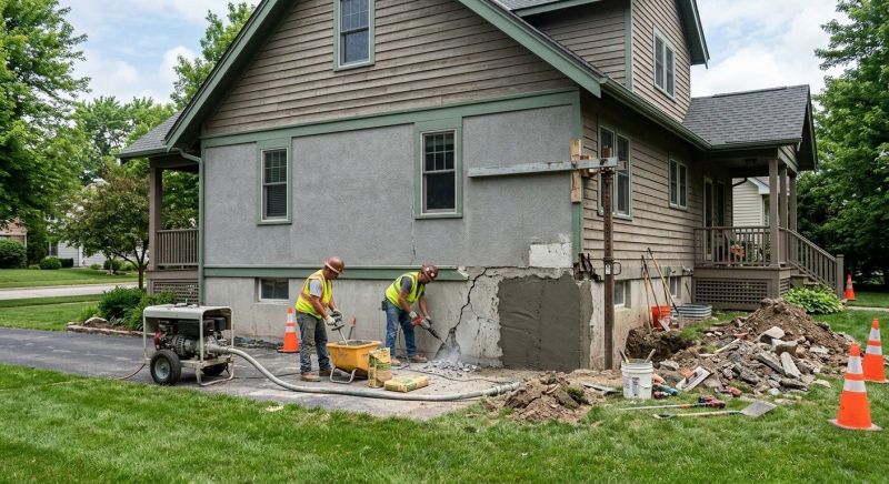 Building Foundation Repair in Floyds Knobs, IN