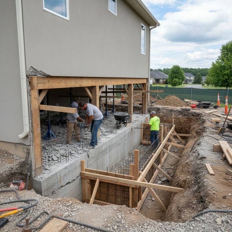 Building Foundation Repair in Harrison County, IN