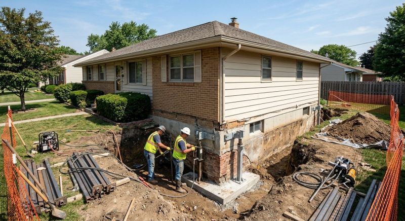 Building Foundation Repair in Irvington, KY
