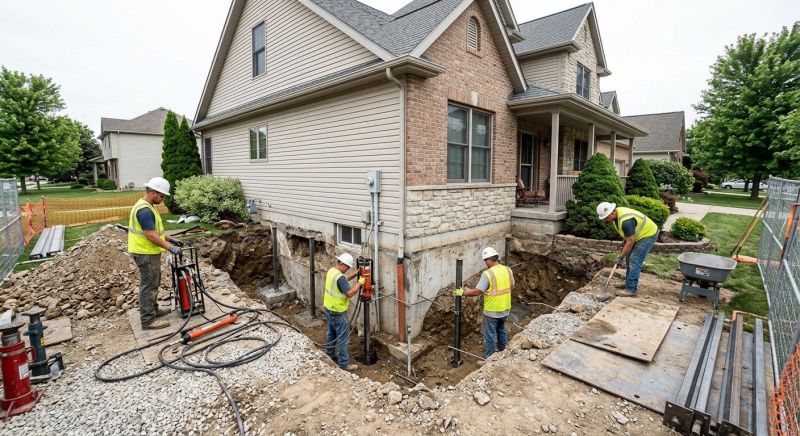 Building Foundation Repair in Taswell, IN
