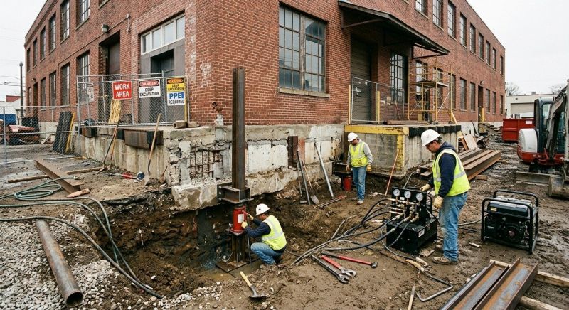 Commercial Foundation Repair in Corydon, IN
