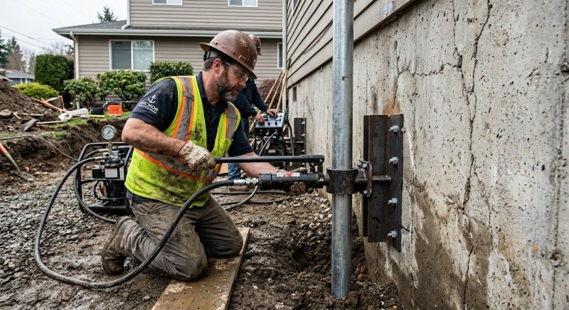 Concrete Foundation Leveling in Floyds Knobs, IN