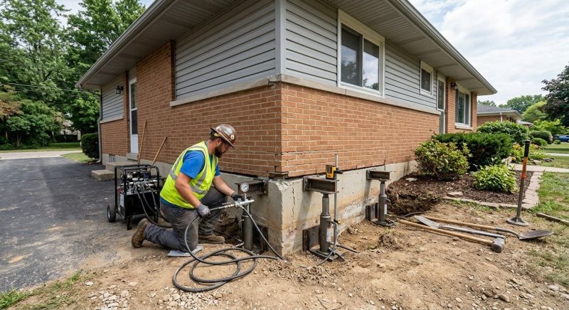 Concrete Foundation Leveling in Georgetown, IN