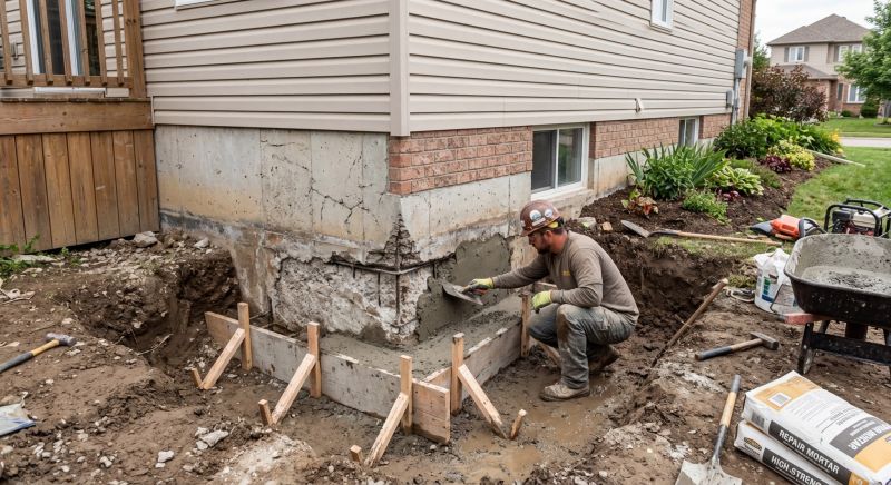 Concrete Foundation Repair in Clarksville, IN