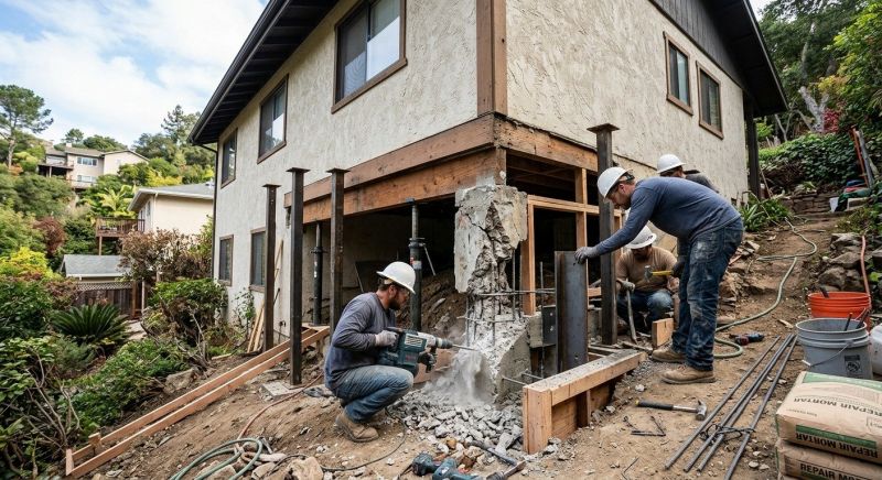 Concrete Foundation Repair in Meade County, KY