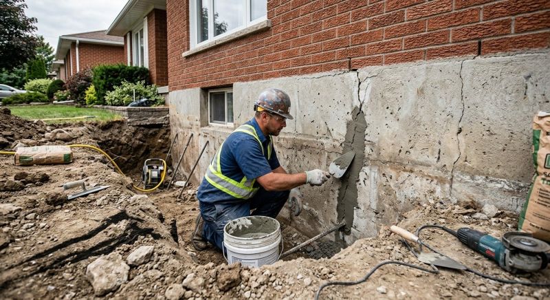 Concrete Foundation Repair in New Albany, IN