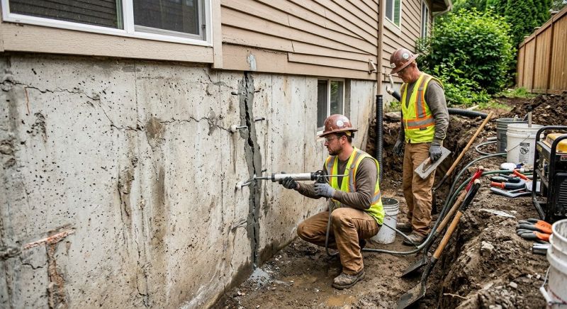 Cracked Foundation Repair in Brandenburg, KY