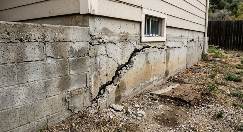 Cracked Foundation Repair in Corydon, IN