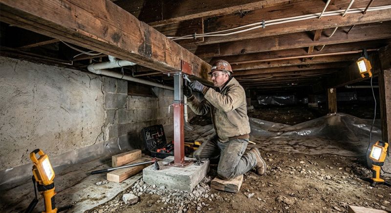 Crawlspace Foundation Repair in Georgetown, IN