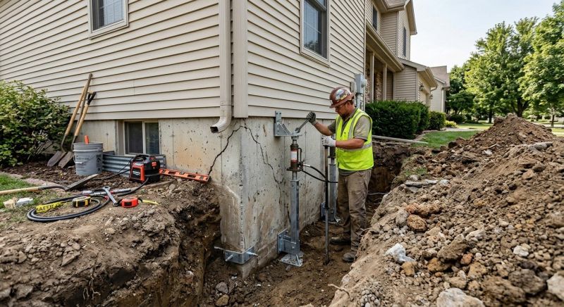 Deep Foundation Repair in Corydon, IN