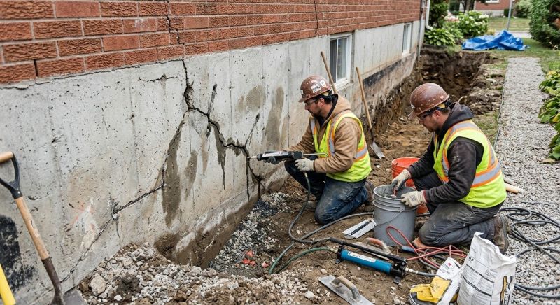 Foundation Cracks Repair in Corydon, IN