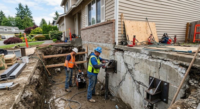 Foundation Damage Repair in Floyds Knobs, IN