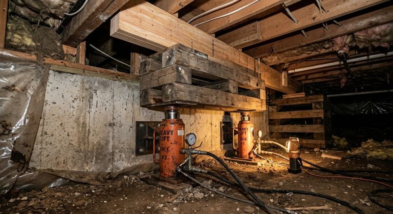 Foundation Jacking in Brandenburg, KY