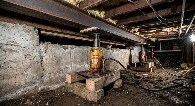 Foundation Jacking in Floyds Knobs, IN