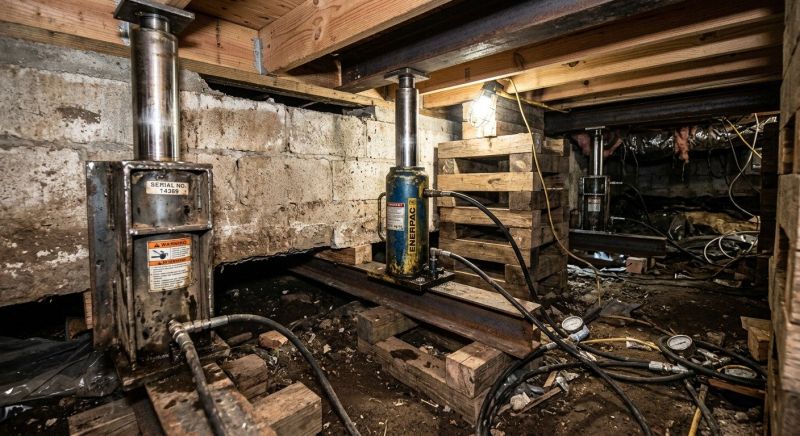 Foundation Jacking in Harrison County, IN