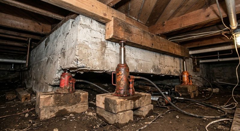 Foundation Jacking in Harrison County, IN