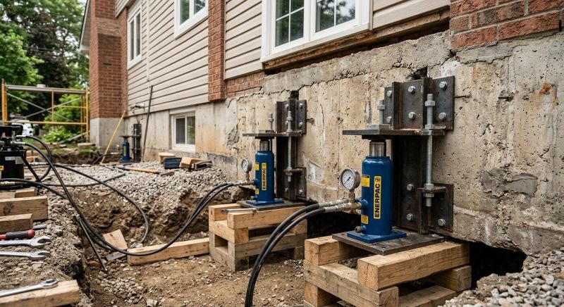 Foundation Jacking in Irvington, KY