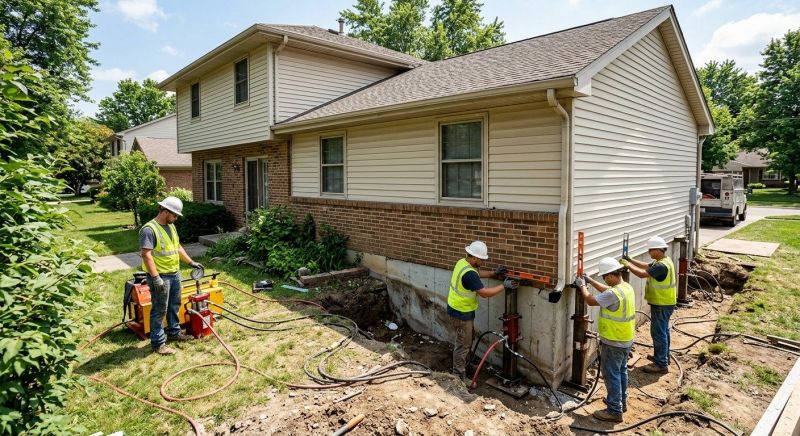 Foundation Jacking in Louisville, KY