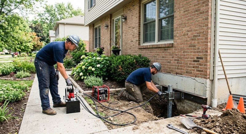 Foundation Jacking in Meade County, KY