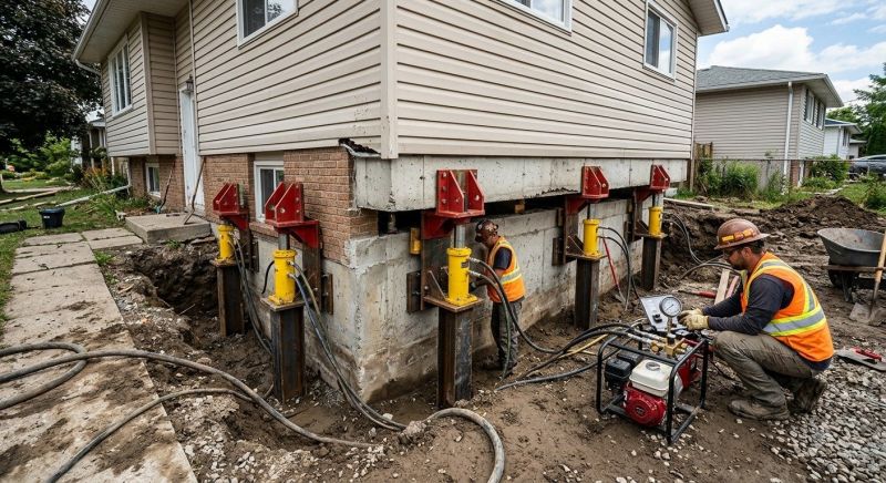 Foundation Lifting in Georgetown, IN
