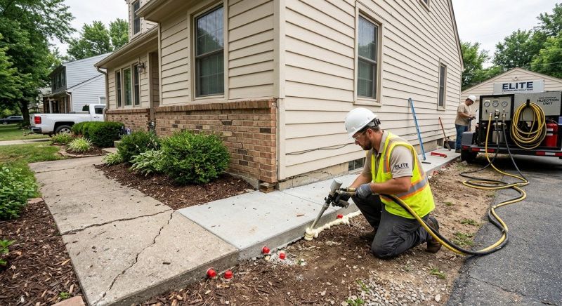 Foundation Lifting in Georgetown, IN