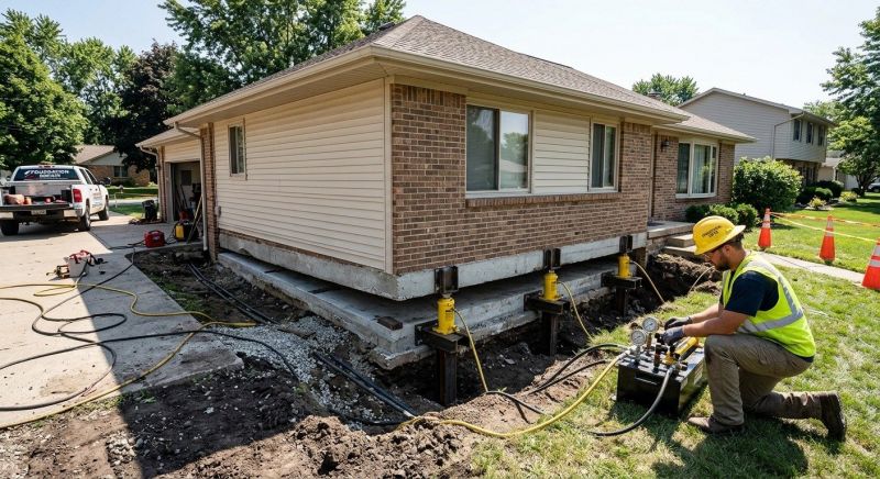 Foundation Lifting in Corydon, IN