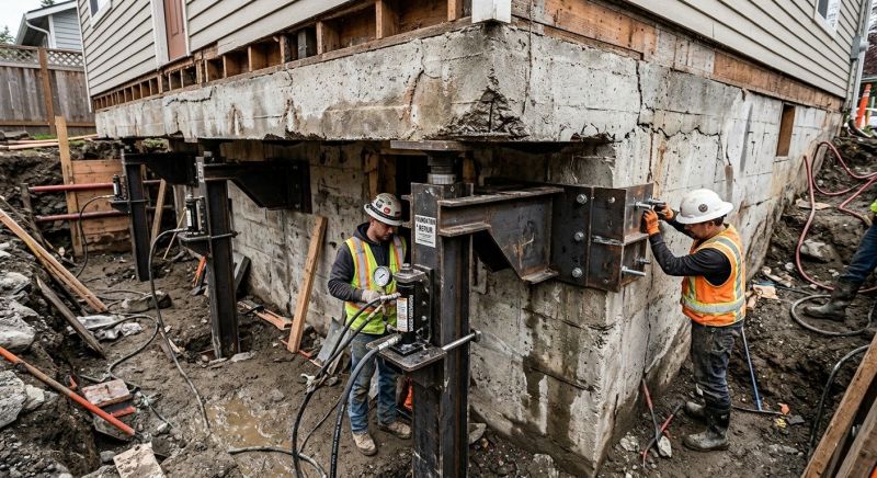 Foundation Lifting in Meade County, KY