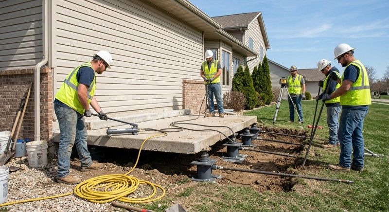 Foundation Lifting in Taswell, IN