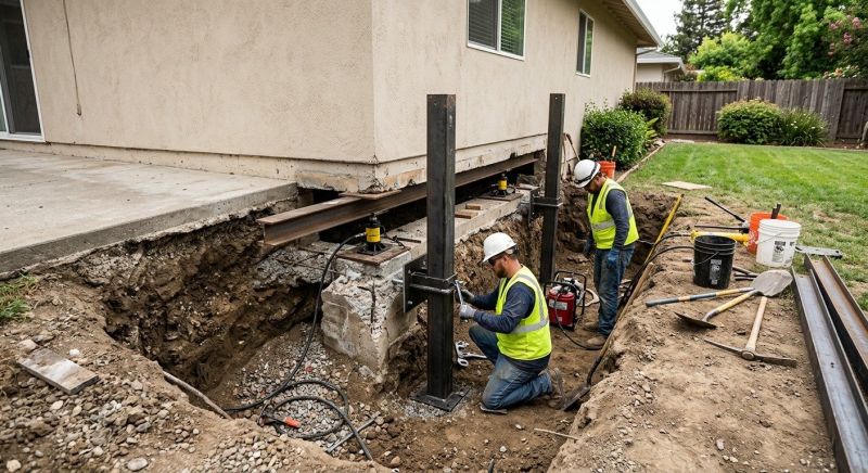 Foundation Pier Repair in Corydon, IN