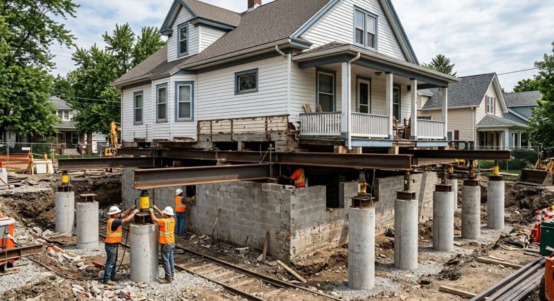 Foundation Raising in Floyds Knobs, IN