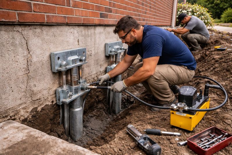 Foundation Repair in Leavenworth, IN