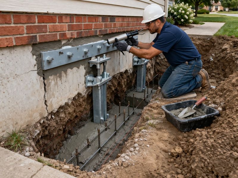Foundation Repair in New Albany, IN