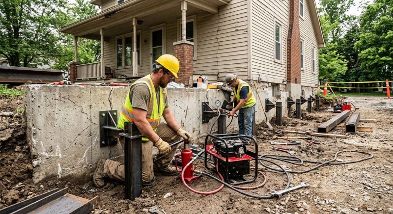 Foundation Stabilizing in Borden, IN
