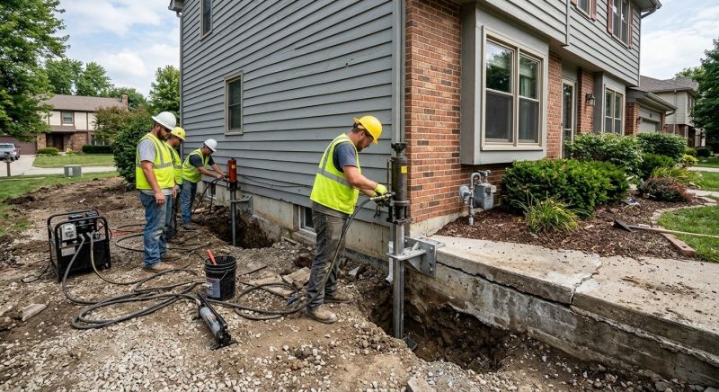 Foundation Stabilizing in Brandenburg, KY