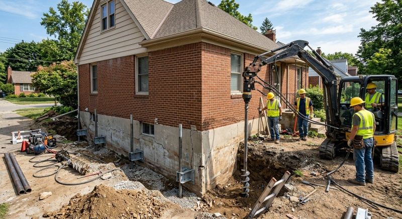 Foundation Stabilizing in New Albany, IN