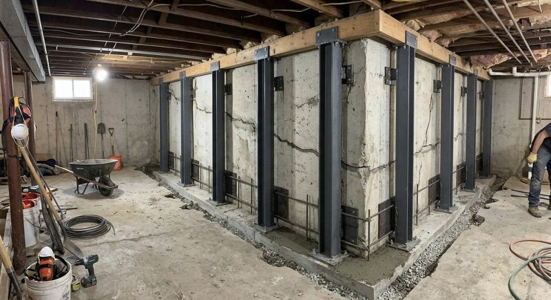 Foundation Strengthening in Corydon, IN
