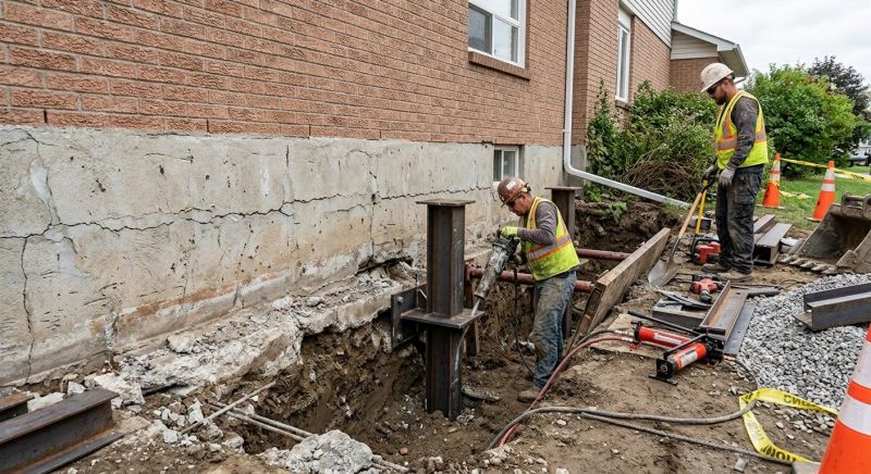 Foundation Structural Repair in Borden, IN