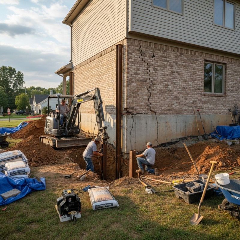 Foundation Structural Repair in Brandenburg, KY