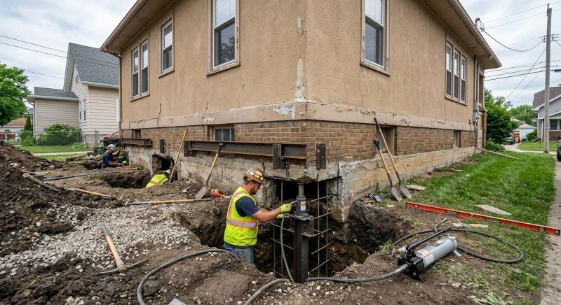 Foundation Underpinning in Corydon, IN