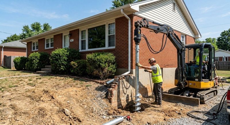 Helical Pile Installation in Corydon, IN