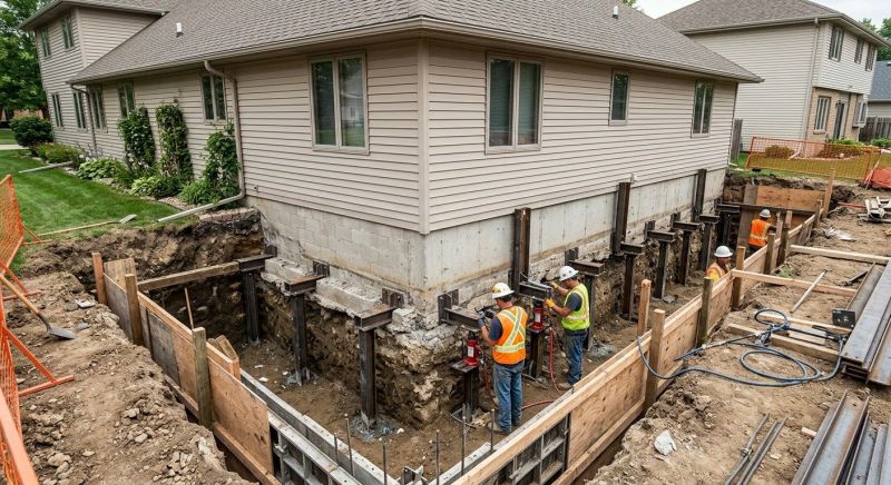 House Underpinning in Corydon, IN
